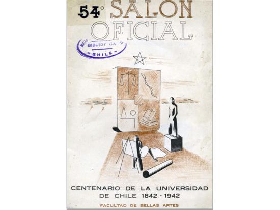 Catálogo 54° Salón Oficial. Centenario de la Universidad de Chile  1842-1942