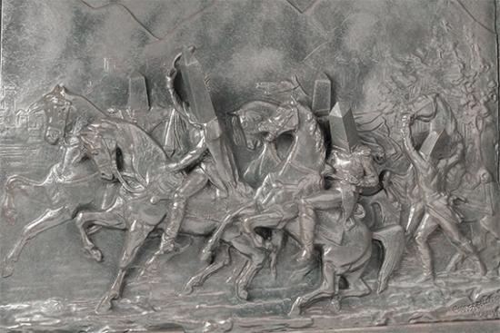 "Batalla de Maipú" Fotografía del momumento editada digitalmente.