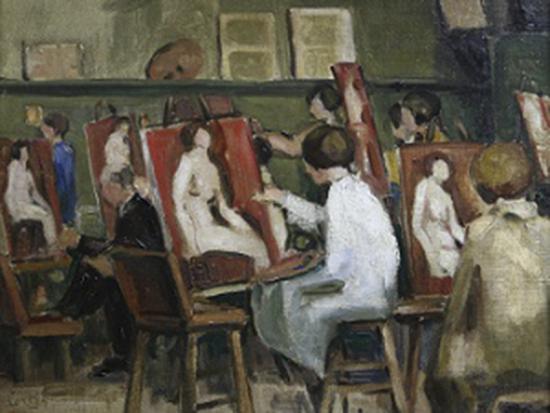 Pintura de la artista Ana Cortés