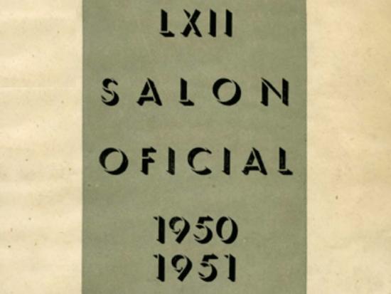 CATÁLOGO LXII SALÓN OFICIAL 1950- 1951