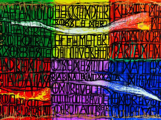 Detalle de obra de Pablo Echaurren