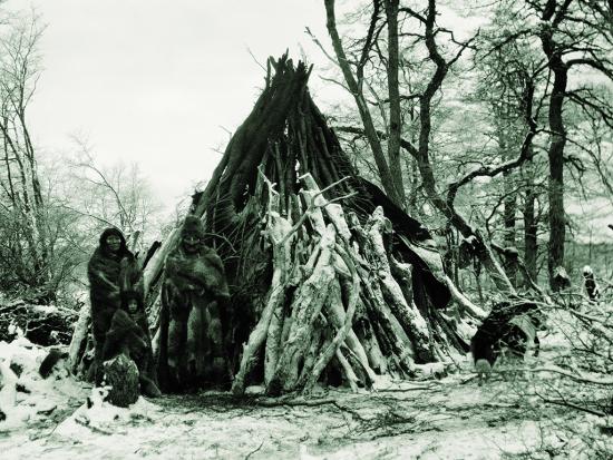 Detalle fotografía de Martín Gusinde, 1923