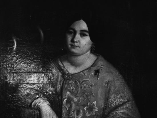 Obra restaurada exposición La pieza que falta. Impactos