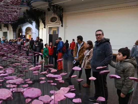 Asistentes en el Día del patrimonio en el MNBA