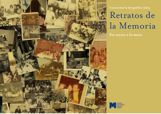 Portada catálogo exposición Retratos de la Memoria 2013