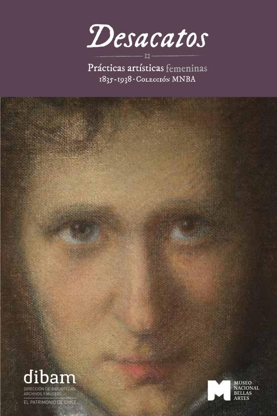 Portada de libro con pintura de rostro femenino