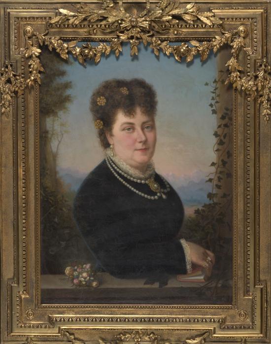 Obra Retrato de Manuela Real de Azúa, de Agustina Gutiérrez