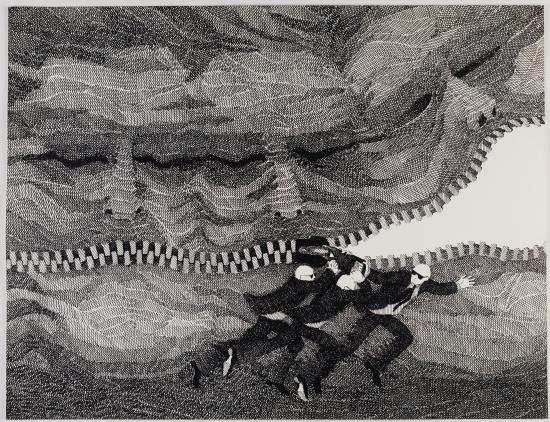Valentina Cruz. Dibujo 9 (1979). Col. MNBA