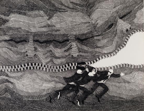 Dibujo 9 (1979), obra de la artista Valentina Cruz.