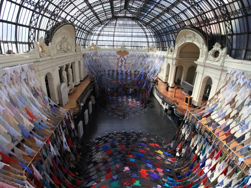 Vista Hall Central MNBA hacia el Norte