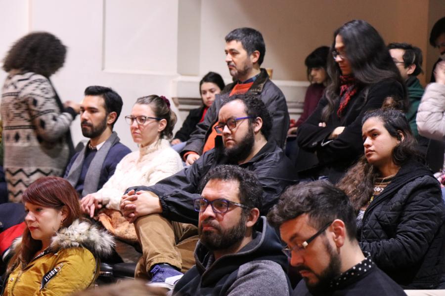 Asistentes en el Salón Blanco