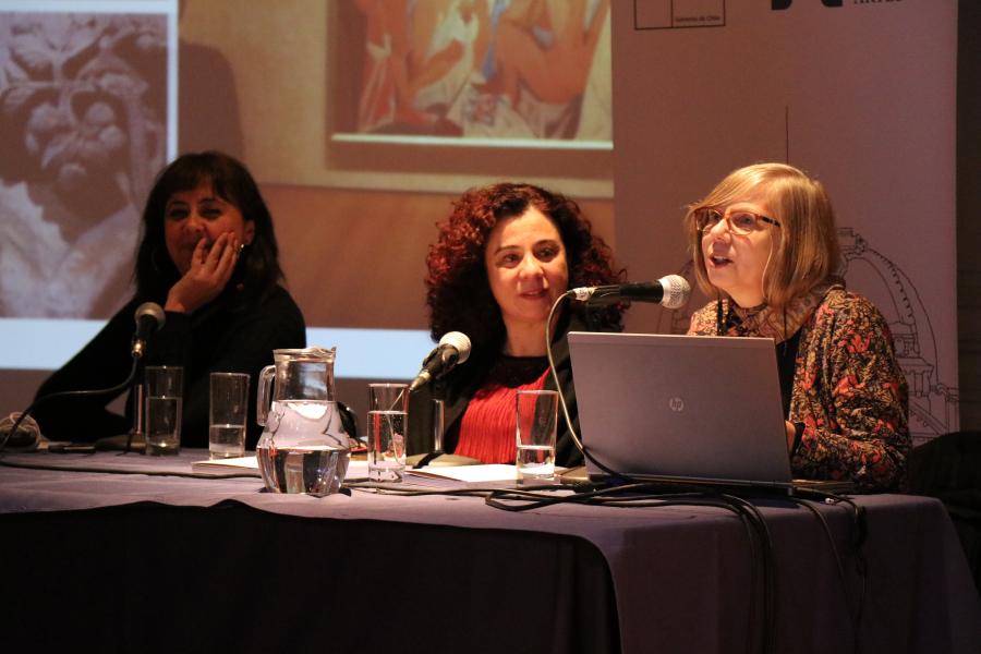 Gloria Cortés, Ana Paula Cavalcanti y Dina Comisarenco