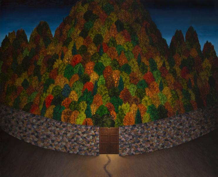 Gaza, 2013, óleo sobre tela, 200x160cm