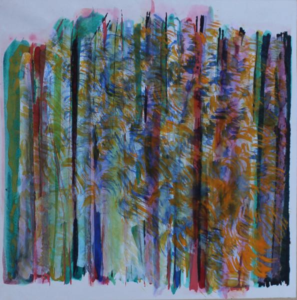 Transparencia cayendo en diagonal. 1981