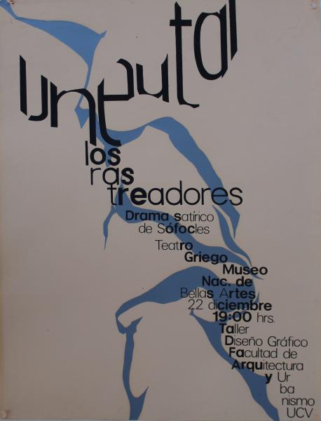Afiche Los Rastreadores.1983