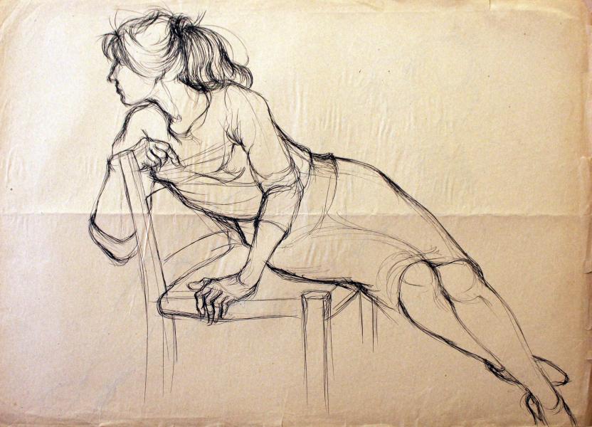 Tinta china sobre papel