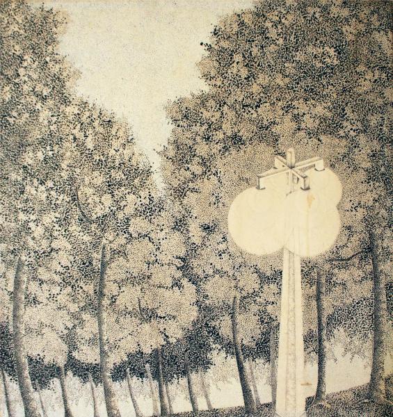 Tinta china sobre papel