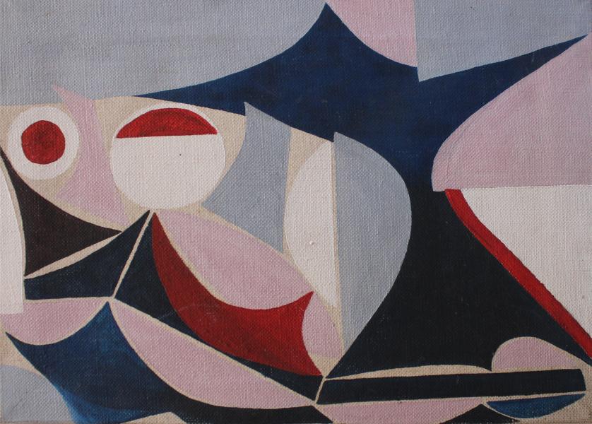 Sin título. 1985. Óleo sobre tela