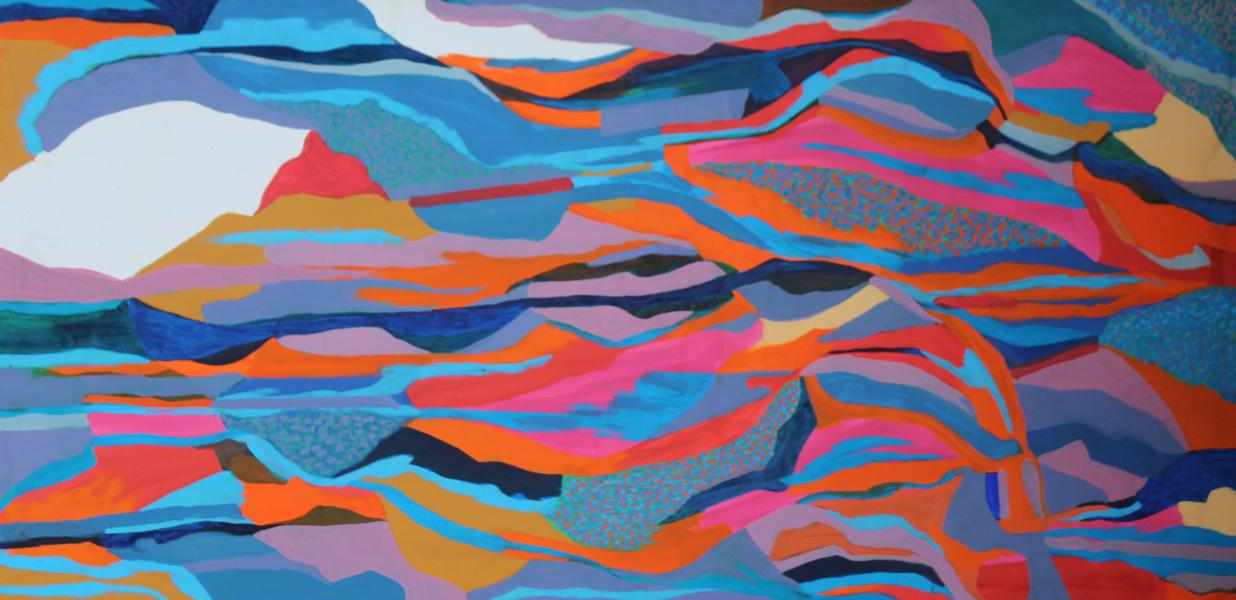 Opus 61-03.  Santiago. 2002. Mixta sobre tela (temple, óleo)