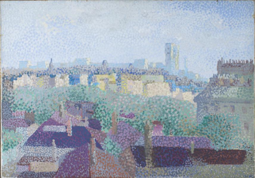 Temple al huevo y óleo sobre tela