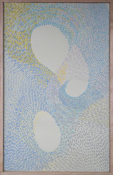 Temple al huevo y óleo sobre tela