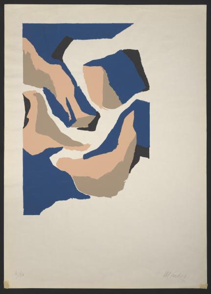 Sin título. 1972. Serigrafía sobre papel. Colección MNBA