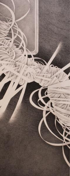 Lápiz color sobre papel